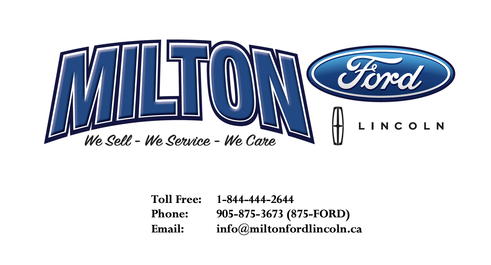 Diamond Sponsor Milton Ford Lincoln logo